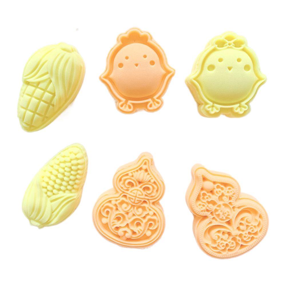 【 ELEGANT 】 Es Kulit Cetakan Mooncake 50g /65g Plastik DIY Bakeware Tools 3D Cap Dapur Gadget Baking Aksesoris Mooncake Hias Mooncake Cetakan