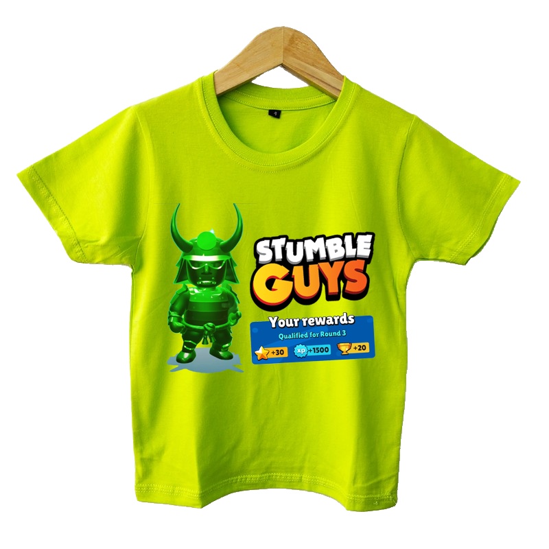 KAOS ANAK LAKI LAKI &amp; PEREMPUAN STUMBLE GUYS 4 WARNA