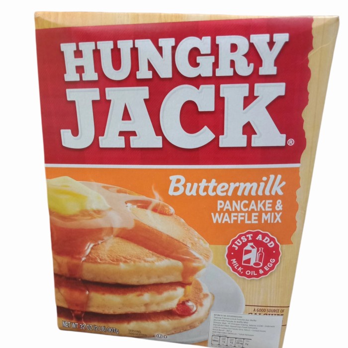 

HUNGRY JACK BUTTER MILK PANCAKE & WAFFLE MIX 907 GR