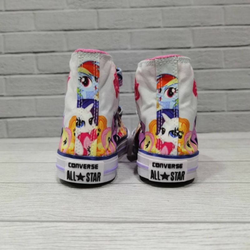 SEPATU KIDS ANAK CONVERSE ALL-STAR MOTIF LITTLE PONY HIGH 21-35