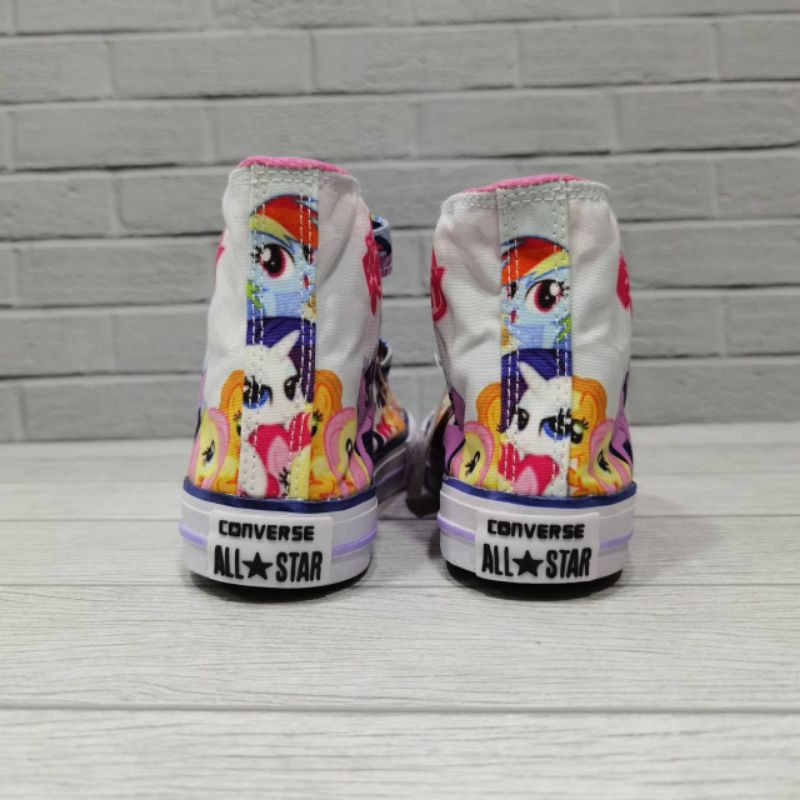 SEPATU KIDS ANAK CONVERSE ALL-STAR MOTIF LITTLE PONY HIGH 21-35