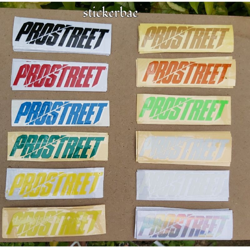 stiker prostreet cutting warna lengkap