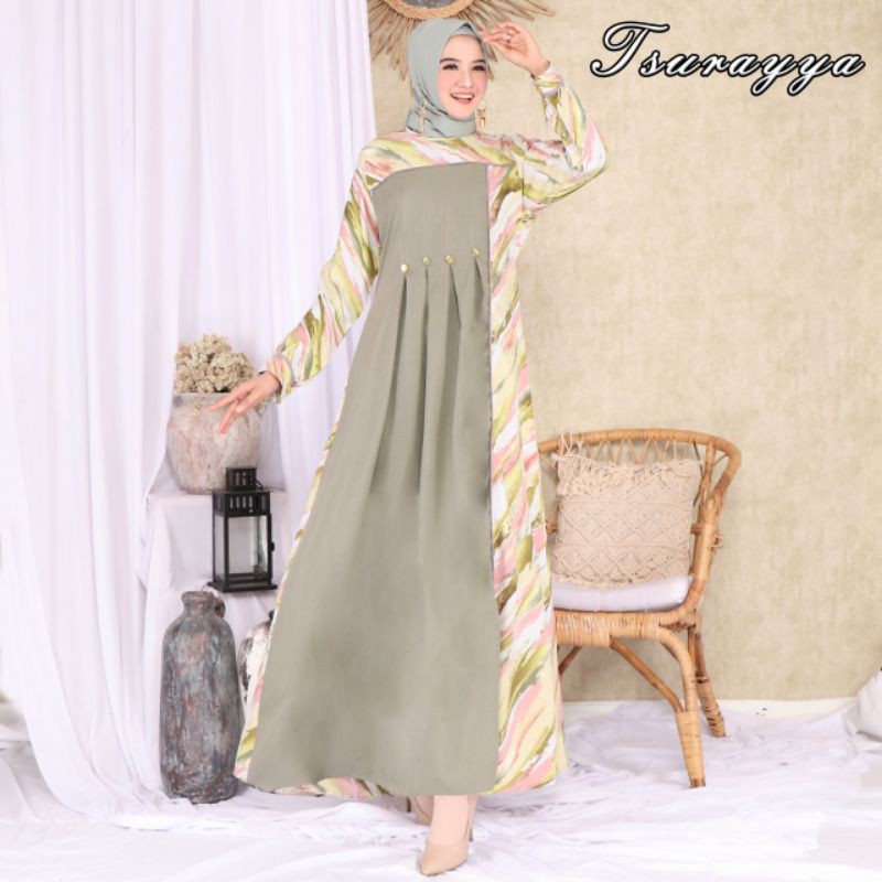 NEW GAMIS FIZZI TERBARU //FIZZI TSURAYYA ORI//FASHION MUSLIM