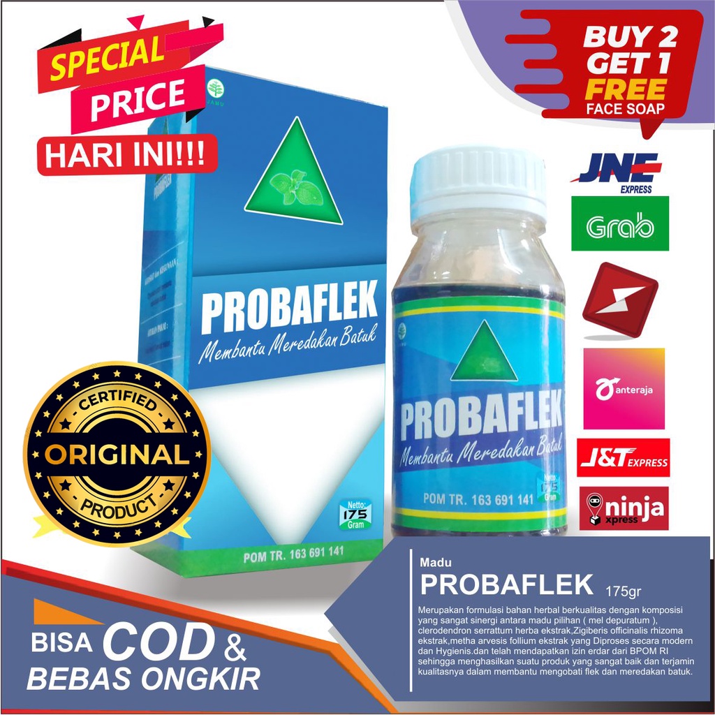 herbal probaflek 175gr[asli]/Obat batuk sulit sembuh Obat batuk menahun,Obat batuk flek,tbc,obat bat