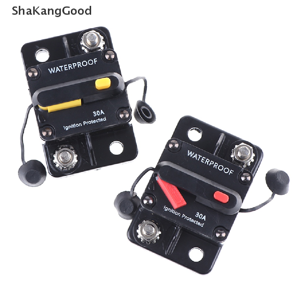 Skid Amp Circuit Breaker 12-42v Dc Anti Air Untuk Mobil / Perahu Skk