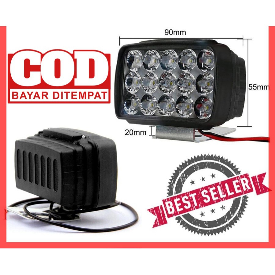 Lampu sorot tembak 15 Titik Bisa Untuk Motor & Mobil