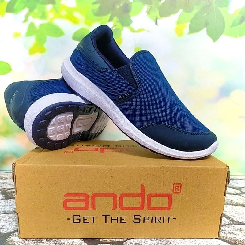 SEPATU PRIA SLIP ANDO MARCUS ORIGINAL SIZE 39-43