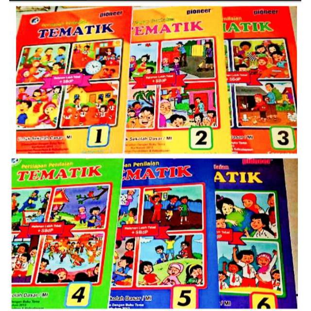 Buku /LKS Penilaian Tematik PIONEER SD Kelas 1 2 3 4 5 6 semester 1 & 2