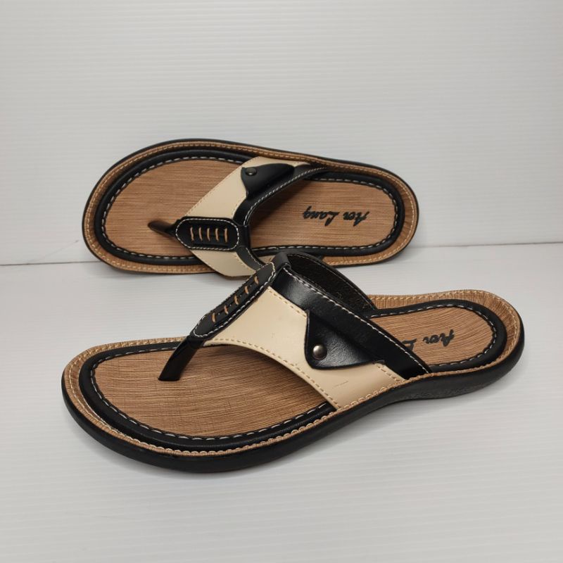 Sandal Jepit Anak Tanggung 33-37 Bahan Semi Kulit Lapis Halus (Vernon 01)