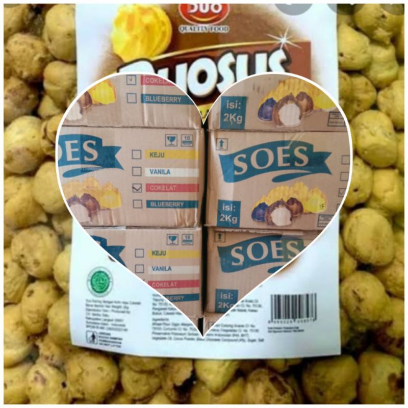 

Duosus Soes Cokelat Mini Kering isi 2 kg