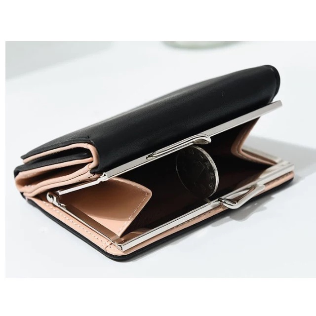 dompet wanita Fashion  Dompet wanita import mini BS24 dompet lipat dompet koin dompet