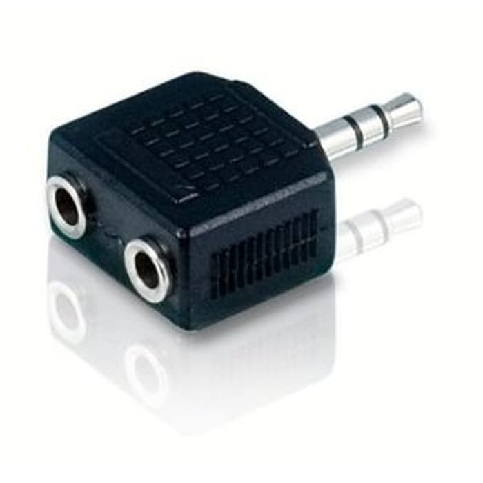 Spliter audio jek 2.5mm 1-to-2 Male to Female