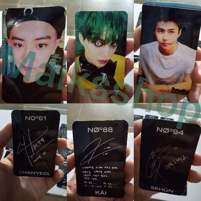 Exo Obsession Photocard Kpop