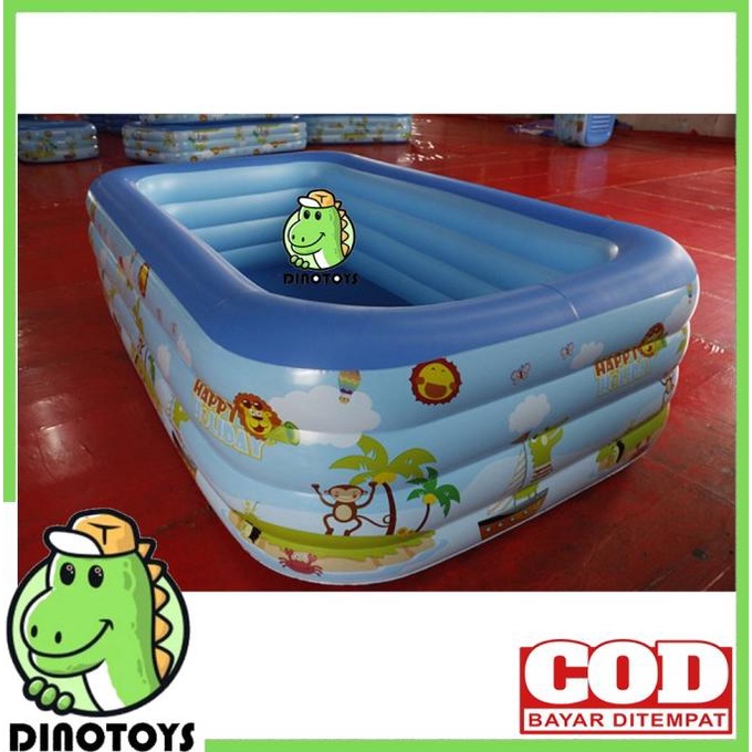 DINOTOYS - KOLAM RENANG BESAR JUMBO ANAK DAN DEWASA uk 150cm 120cm