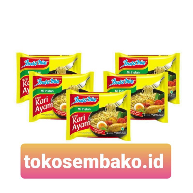 

Mie Indomie Kari Ayam 5 Pcs
