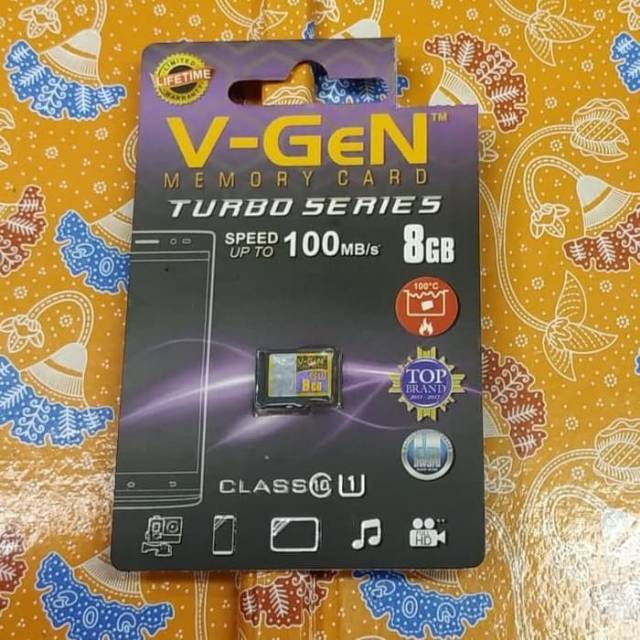 Memory Card V-Gen Turbo 16GB Memori Micro Sd Vgen Turbo 32GB Class 10