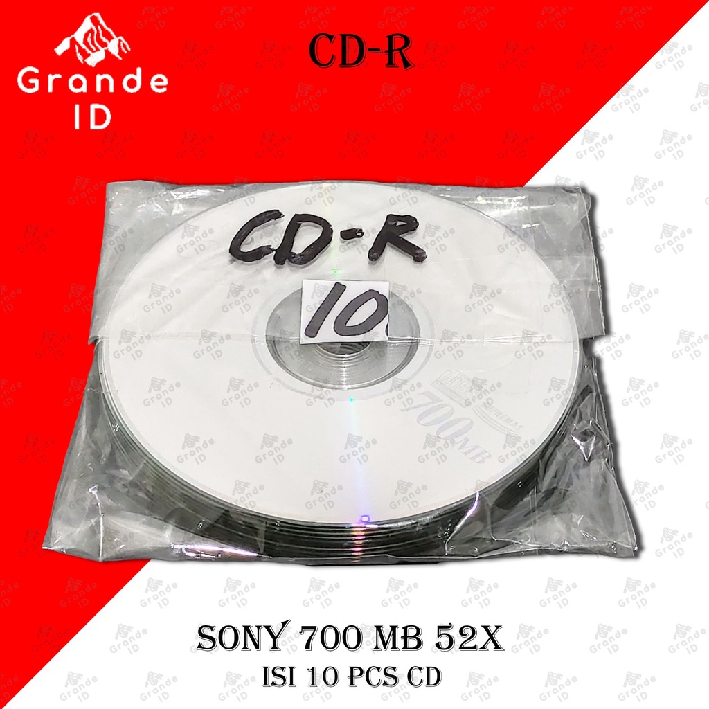 CD-R SONY 700 MB CD KOSONG CD BLANK ISI 10 PCS