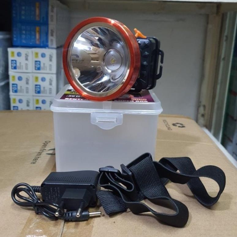 Cod Senter Kepala Cas Probest 80 Watt  Pb-80S 3000 Mah Super Terang Cahaya Kuning//Senter Kepala Pro