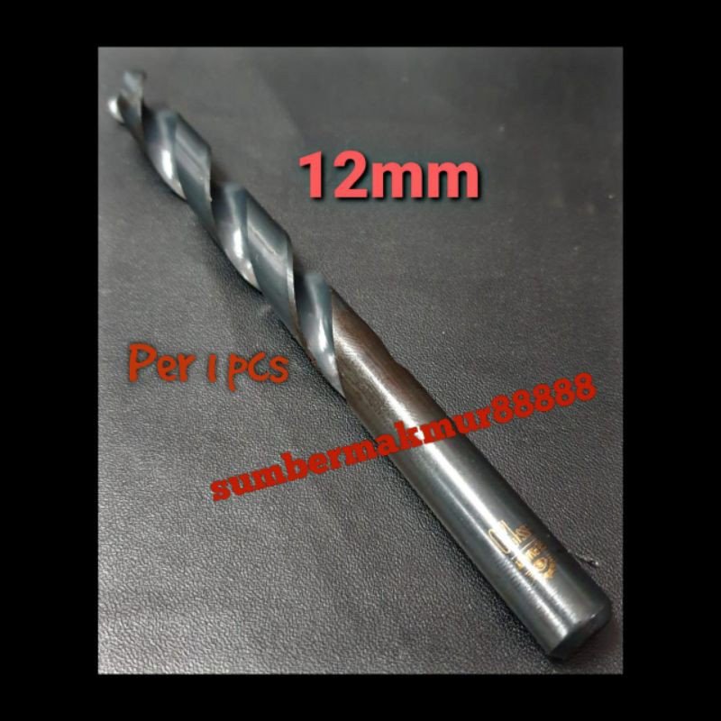 Mata bor besi 12mm tjap mata