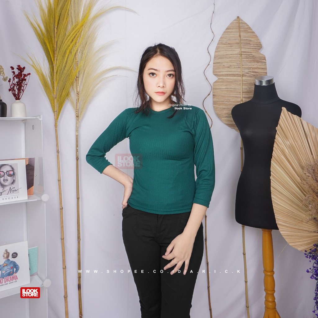 ilook | Blouse Eiko RIb | Blouse Pilia RIB - Fit to L-8