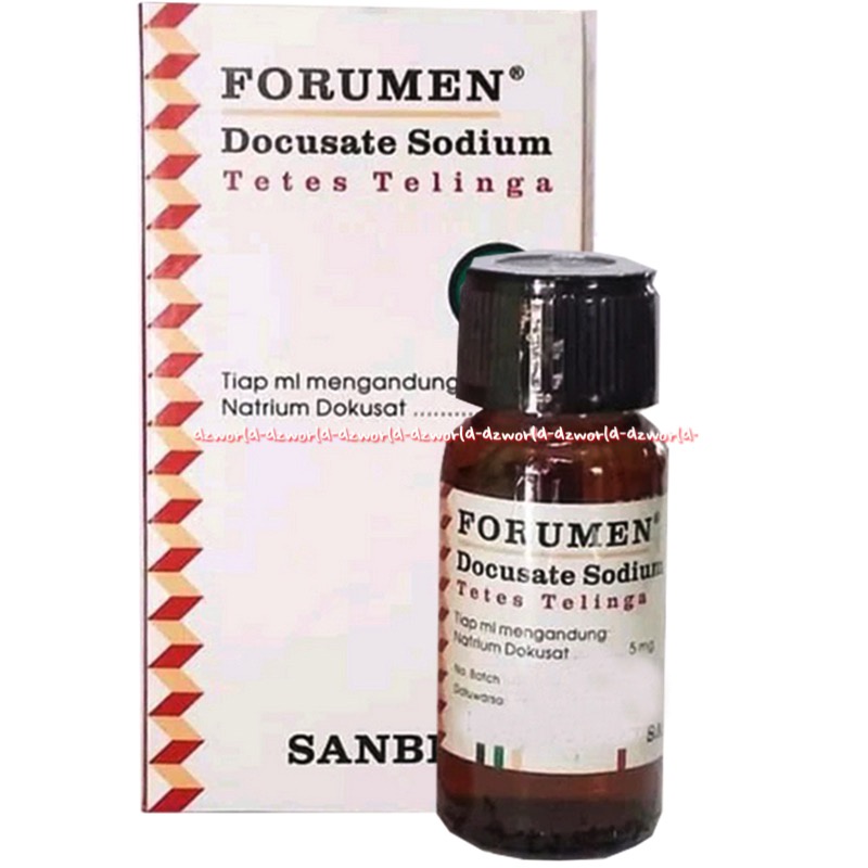 Forumen Docusate Sodium Ear Drops 10ml Obat Tetes Telinga Untuk Telinga Gatal Nyeri Sakit Forum Men