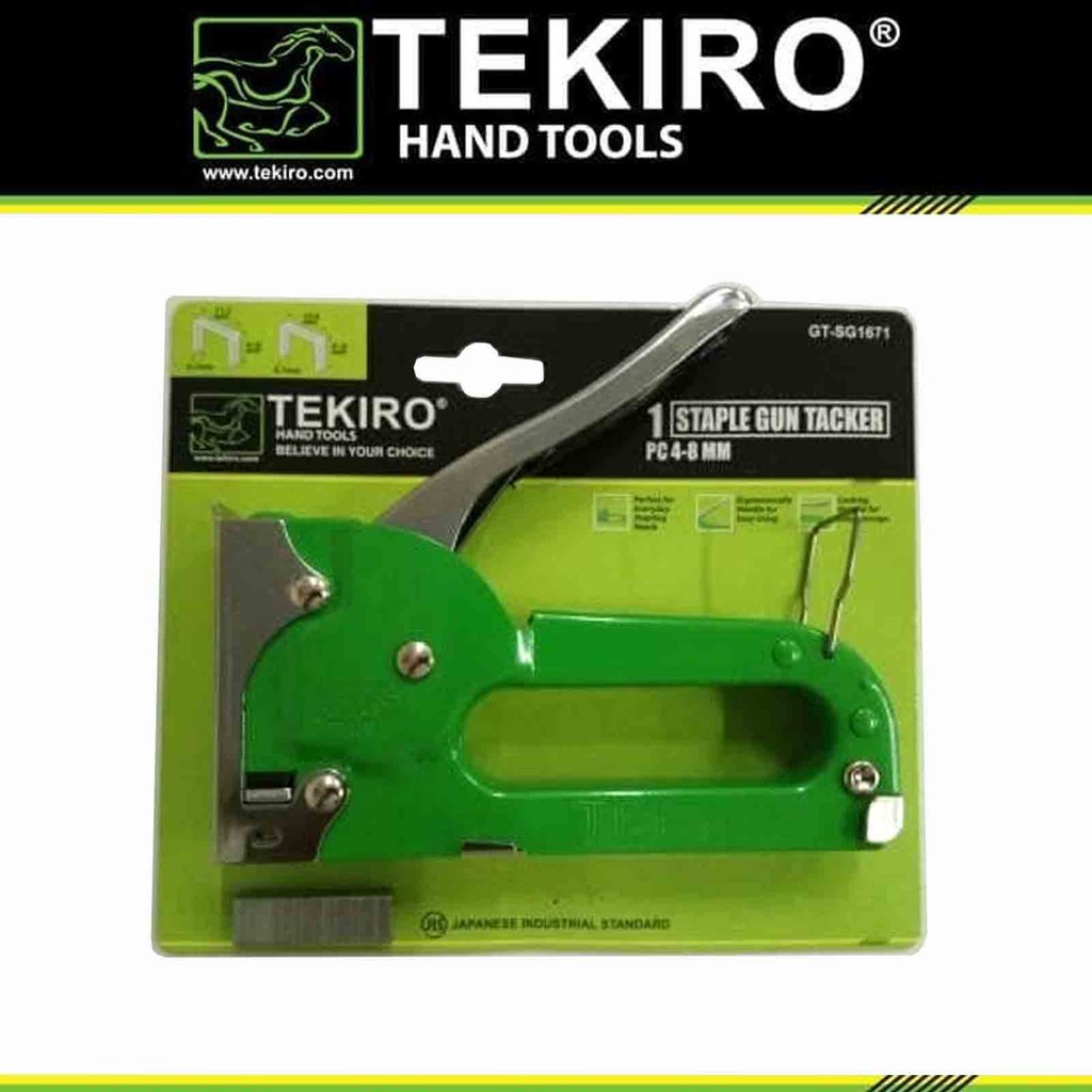 Termurah tekiro staple gun tacker 4-8mm staples tembak gun taker stapler tembak