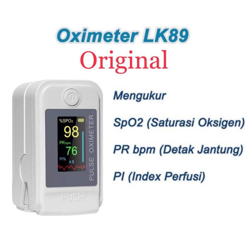 PULSE OXIMETER LK 87 ALAT UKUR DETAK JANTUNG DAN OKSIGEN LK87