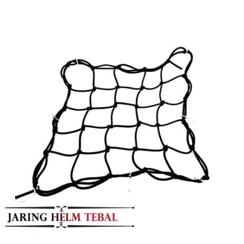 jaring helm jas hujan karet elastis bagus