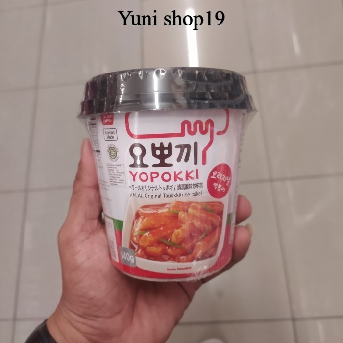 

yopokki original cup halal 140gr