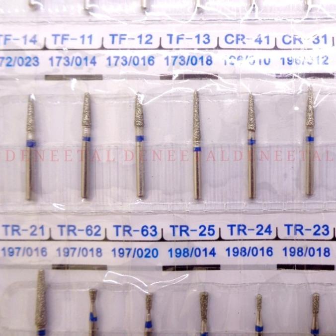Termantab] TAPERED FLAT END TF 41 42 43 31 20 21 23 22 Diamond Bur Mata Dental