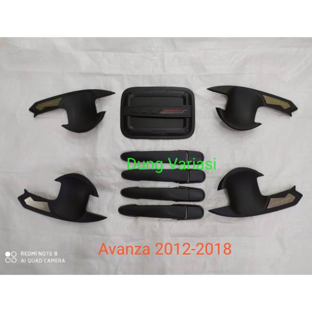 Paket outer handle dan tank cover all new Avanza 2012-2020