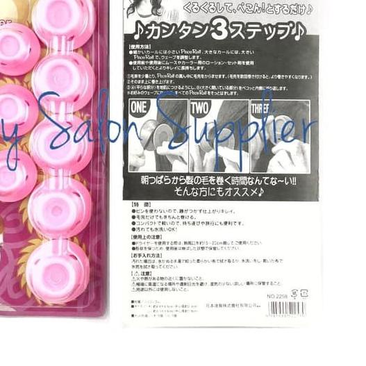 ➱ Peco Roll Set isi 10 Curly Hair Roll Rambut ☂