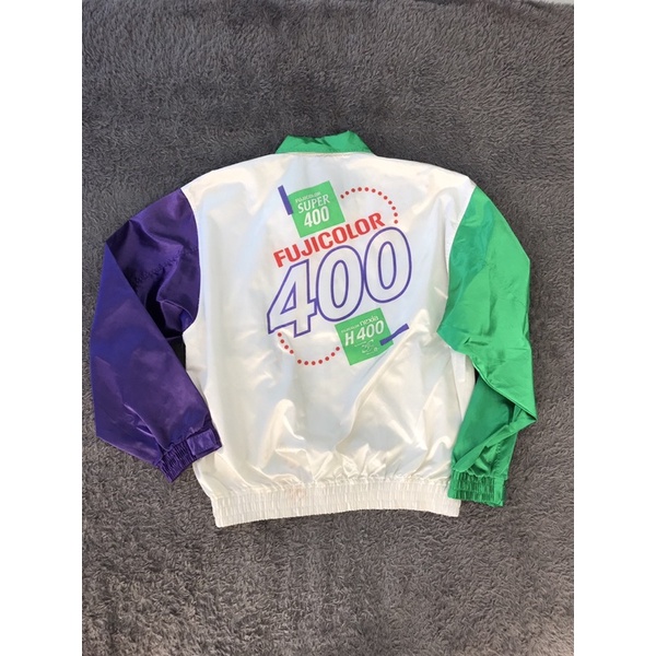 Fujifilm Jaket Color Blok Vintage Second Honda Moduro