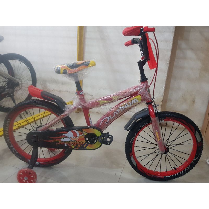 Sepeda Anak Sepeda BMX 18 inch PLATINUM ( JARI-JARI MOTOR )