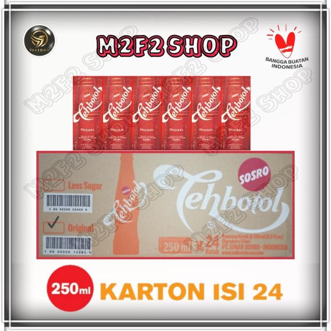 

[ COD ] Teh Botol Kotak Sosro 250 ml BERGARANSI Kode 519
