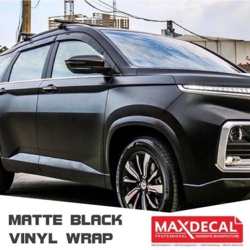 Sticker Maxdecal lebar 152CM 9700 G070 M070 Black Gloss / Glossy Matt / Doff Hitam Doff 152 cm Wraping Mobil