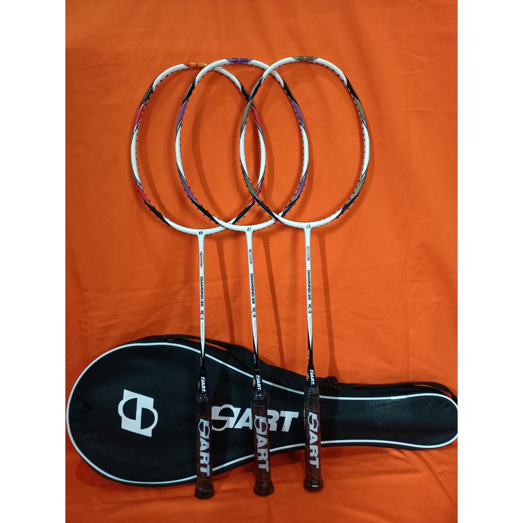 HART DIAMOND 35 X-1 / X-2 / X-3 RAKET BADMINTON ORIGINAL FREE TAS