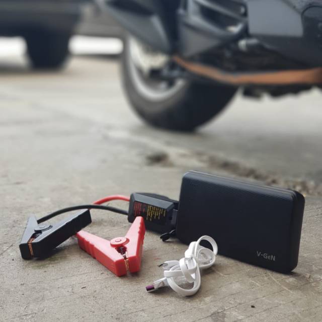 Power Bank Jump Starter 7200mAh V-GeN Jumper Aki Mobil Vgen