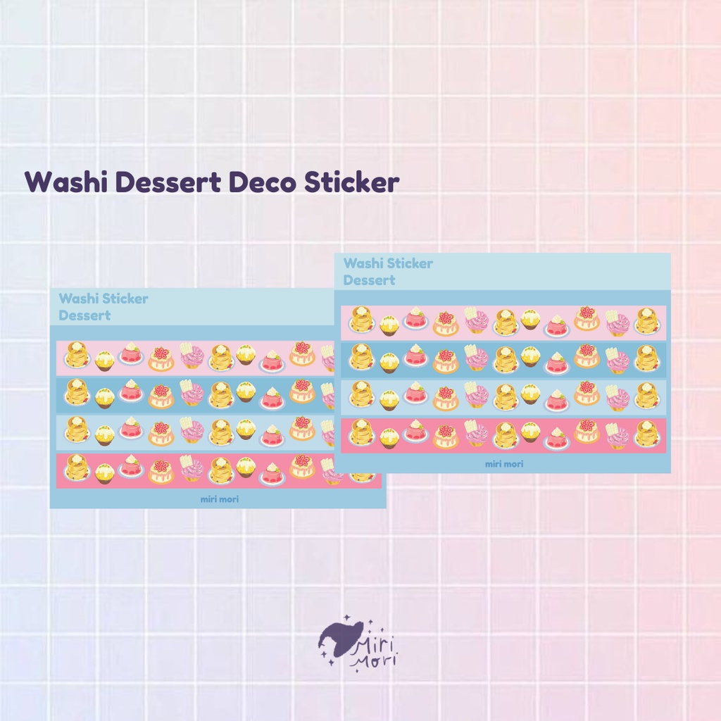 

Miri Mori - Washi Dessert Deco Sticker