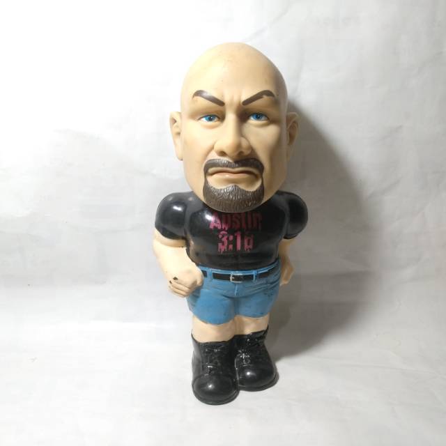 Steve Austin Figure Smackdown Raw Wwe Wwf Wcw Ecw Toys Gulat Tumbler Vintage Jadul Smack Down Rare