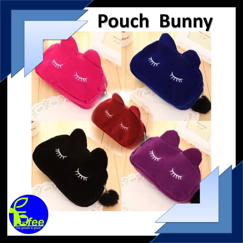 [IMPORT] - Pouch Dompet Kosmetik Bunny Kode PKD4