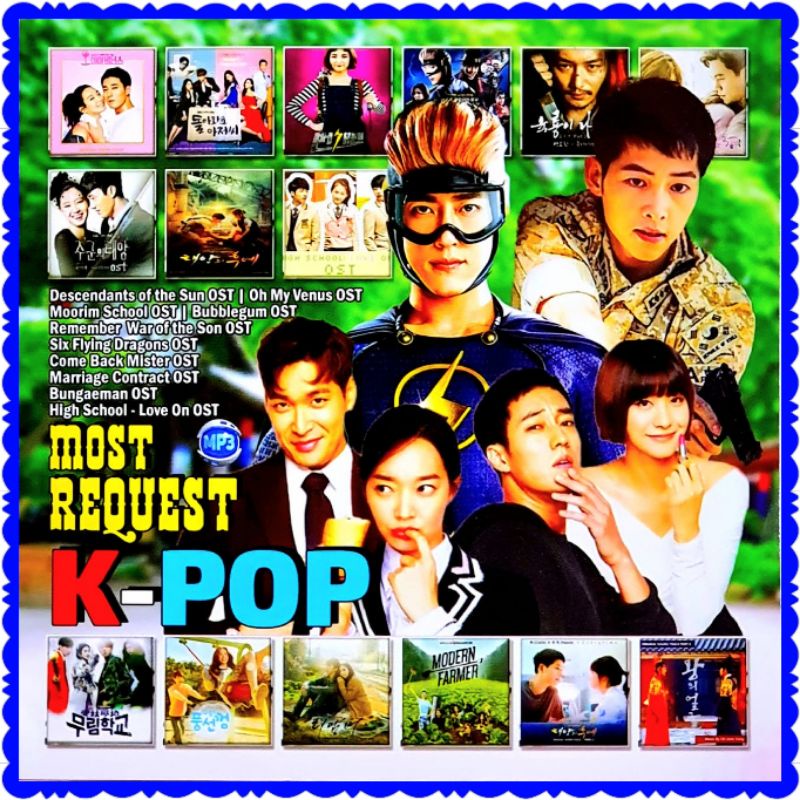 TERLARIS KASET MP3 KOLEKSI 150 LAGU KOREA SOUNTRACK FILM DRAKOR TERLARIS-LAGU SOUNTRACK FILM SERI KO