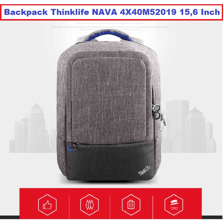Backpack Tas Laptop Lenovo Thinklife Thinkpad Yoga NAVA 4X40M52019