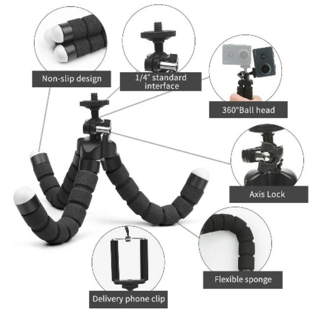 Tripod Octopus / Tripod Murah / Tripod Mini