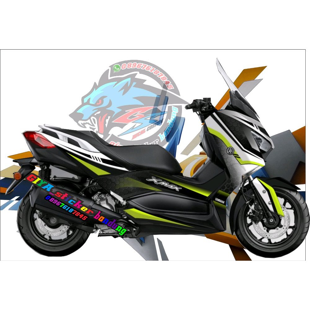 DECAL XMAX 250 GRAFIS  Terlaris