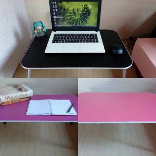 Meja Lipat Kayu Warna Polos Besar