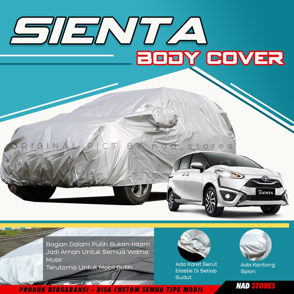 Sarung Mobil Sienta Body Cover Mobil Sienta Toyota sienata audi a3 mantel mantol mobil murah