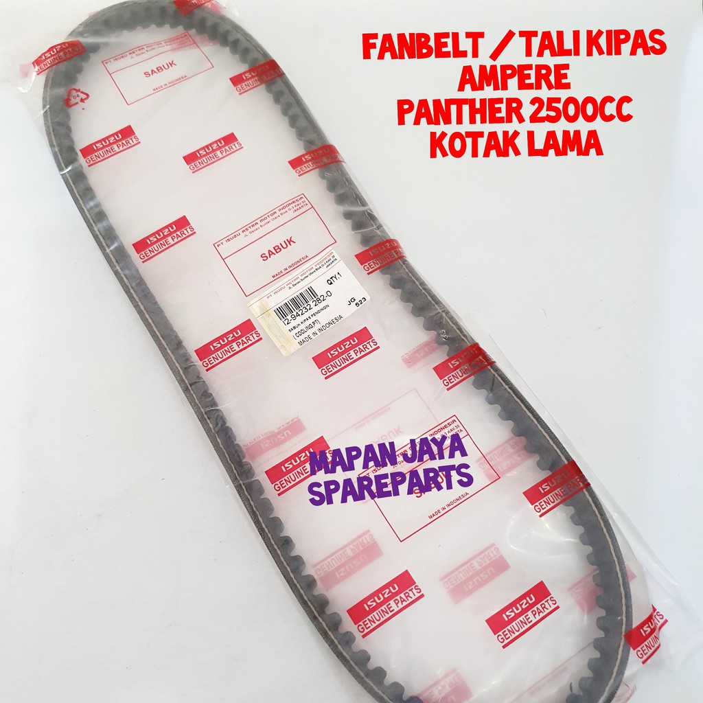 FANBELT TALI KIPAS AMPERE PANTHER 2500 KOTAK LAMA ORIGINAL ASLI