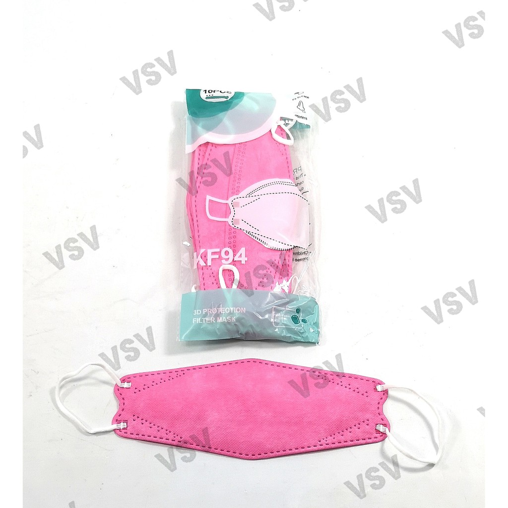 Masker KF94 warna polos kualitas premium (NO BOX)