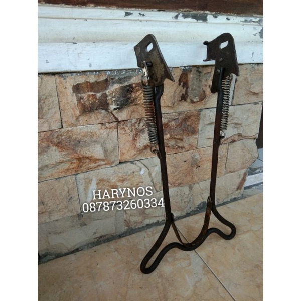 standart berdiri sepeda onthel standart hiu jagang berdiri onthel